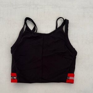 Black and Red Women's New Balance Sports Bra